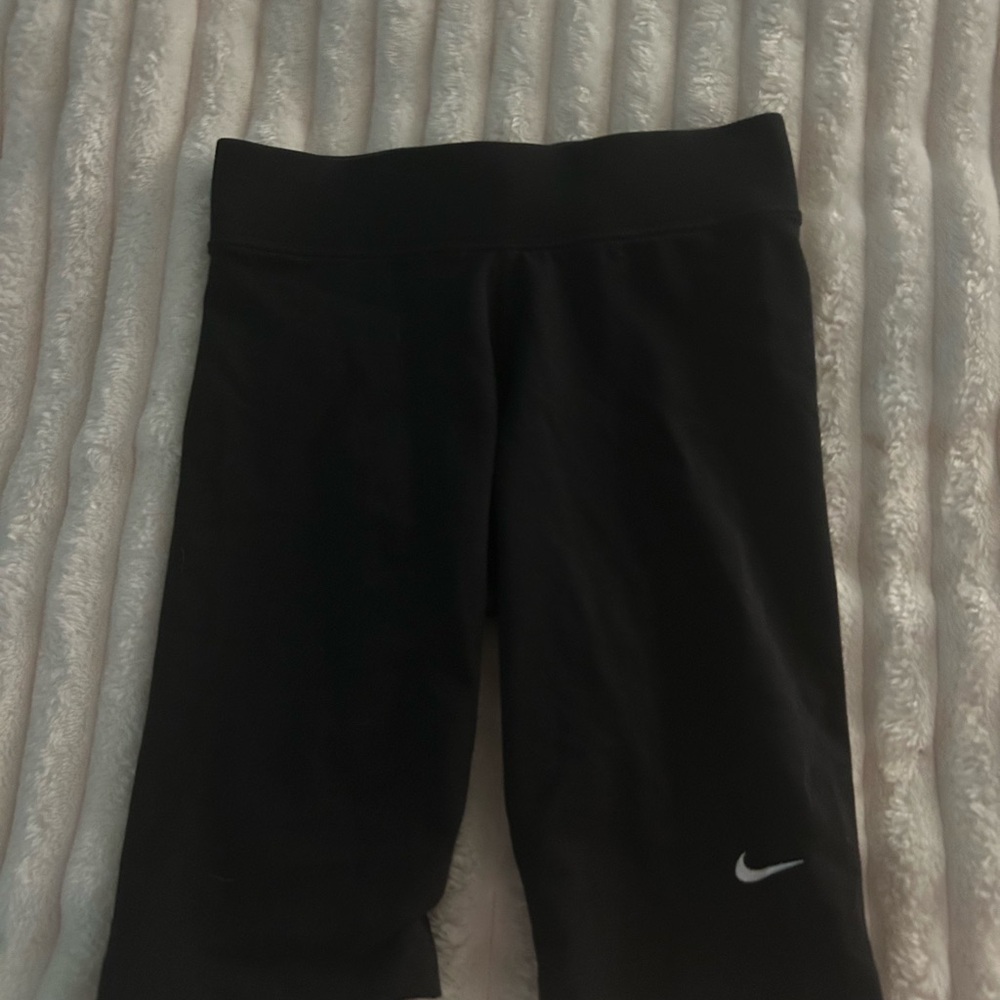 Nike Kids Black and White Shorts